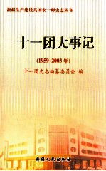 新疆生产建设兵团农一师十一团大事记