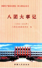 新疆生产建设兵团农一师八团大事记