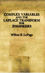 Complex Variables and The Laplace Transform For Engineers