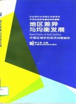 地区差异与均衡发展 中国区域农村经济问题剖析