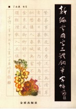 新编常用字三体钢笔字帖