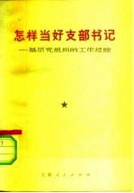 怎样当好支部书记 基层党组织的工作经验