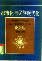 都市化与民族现代化 中国都市人类学第一次全国学术讨论会论文集