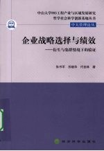 企业战略选择与绩效：衍生与集群情境下的验证