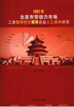 北京市劳动力市场工资指导价位与企业工人成本状况 2007年