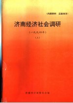 济南经济社会调研 1994年 上