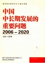 中国中长期发展的重要问题 2006-2020