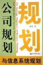 公司规划与信息系统规划