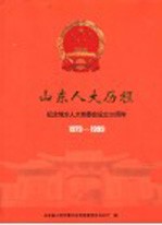 山东人大历程 1979-1999