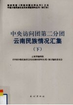 中央访问团第二分团云南民族情况汇集 下