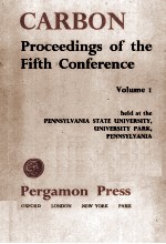 Proceedings of The Fifth Conference on Carbon Volume 1