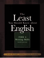 THE LEAST YOU SHOULD KNOW ABOUT ENGLISH FORM A WRITING SKILLS NINTH EDITION