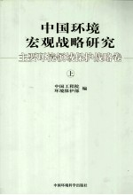 中国环境宏观战略研究主要环境领域保护战略卷 上