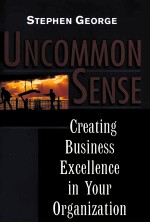 UNCOMMON SENSE CREATING BUSINESS EXCELLENCE IN YOUR ORGANIZATION