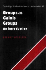 GROUPS AS GALOIS GROUPS An Introduction