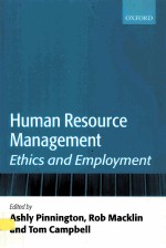 HUMAN RESOURCE MANAGEMENT ETHICS AND EMPLOYMENT