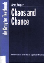 Chaos and Chance An Introduction to Stochastic Aspects of Dynamics