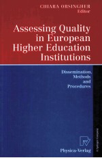 ASSESSING QUALITY IN EUROPEAN HIGHER EDUCATION INSTITUTIONS