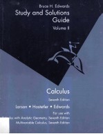 Complete Solutions Guide CALCULUS SEVENTH EDITION Volume II