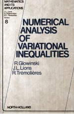 NUMERICAL ANALYSIS OF VARIATIONAL INEQUALITIES