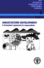 FAO TECHNICAL GUIDELIES FOR RESPONSIBLE FISHERIES 5 SUPPL.4 AQUACULTURE DEVELOPMENT 4.ECOSYSTEM APPR