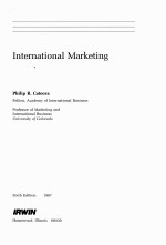 INTERNATIONAL MARKETING SIXTH EDITION