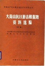 大青山抗日游击根据地资料选编 中