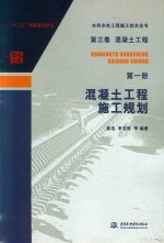 水利水电工程施工技术全书  第3卷  混凝土工程  第1册  混凝土工程施工规划