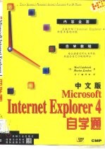 中文版Microsoft Internet Explorer 4自学通