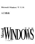 Microsoft windows3.1中文版入门指南与使用手册