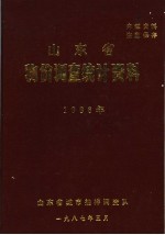 山东省物价调查统计资料 1986年