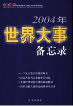 2004年世界大事备忘录