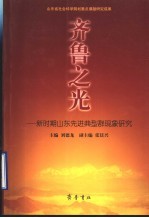 齐鲁之光 新时期山东先进典型群现象研究