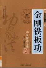 金刚铁板功：功家秘法宝藏  卷2  硬形功夫