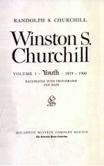 WINSTON S.CHURCHILL VOLUME 1 YOUTH 1874-1900