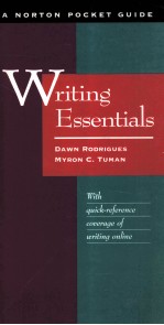 WRITING ESSENTIALS A NORTON POCKET GUIDE