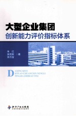 大型企业集团创新能力评价指标体系