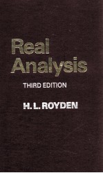 REAL ANALYSIS THIRD EDITION