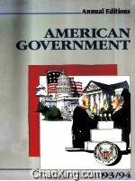 AMERICAN GOVERNMENT 93/94 TWENTY-THIRD EDITIONS