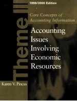 CORE CONCEPTS OF ACCOUNTING INFORMATION THEME III ACCOUNTING ISSUES INVOLVING ECONOMIC RESOURCES 1