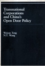 Transnational Corporations and China's Open Door Policy