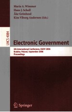 Electronic Government 5th International Conference