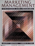 MARKETING MANAGEMENT STRATEGIES AND PROGRAMS FOURTH EDITION