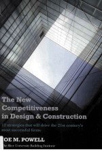 THE NEW COMPETITIVNESS in Design and Construction