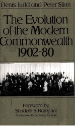 THE EVOLUTION OF THE MODERN COMMONWEALTH