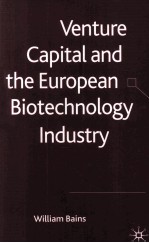 Venture Capital and the European Biotechnology Industry