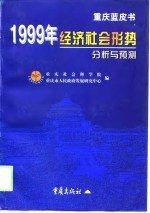 重庆蓝皮书 1999年经济社会形势分析与预测