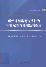 财经违纪违规违法行为审计定性与处理处罚指南  下