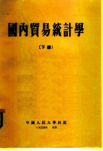 国内贸易统计学 下