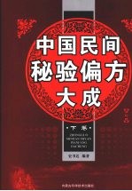 中国民间秘验偏方大成  下  修订版